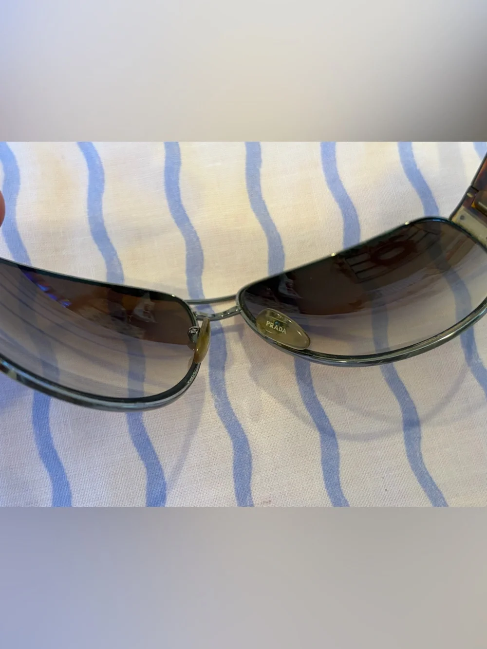 Authentic Prada Tortoise Shell Aviator Sunglasses 🕶️🇮🇹